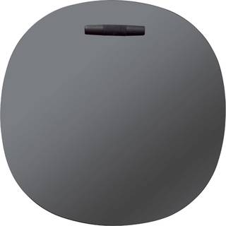 FDB Møbler I4 Birksø vægspejl Oak black painted toned Ø70 cm