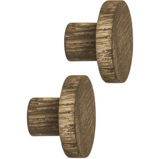 Mette Ditmer Point Vægknager Small 2-Pak Bejset Eg