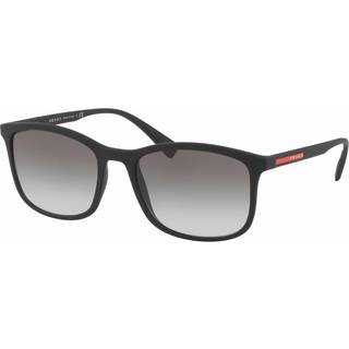 Prada Linea Rossa PS01TSF Asian Fit DG00A7 57 Solbriller Mænd Black - Black - 57mm