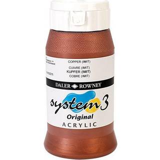 System 3 Acrylic 500 ml. Metallic & Neon Copper (Hue)