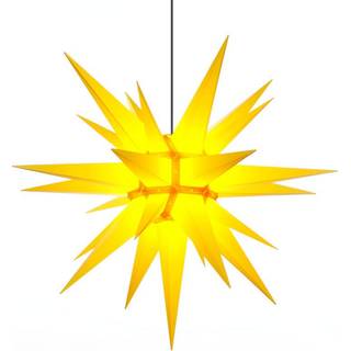 Herrnhuter stjerne - 130cm - Gul - Plast - Uden Ophæng