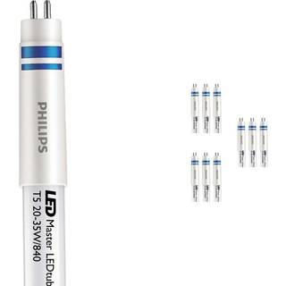 Fordelspakke 10x Philips LED Lysrør T5 MASTER (HF) High Efficiency 20W 3000lm - 840 kold hvid | 145cm - erstatter 35W