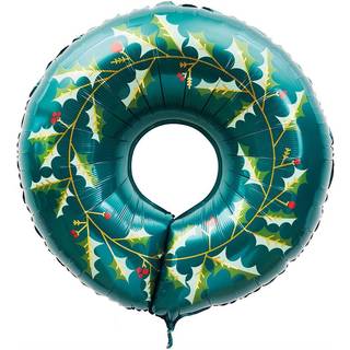 Folienballon Weihnachten Kranz 71x20cm