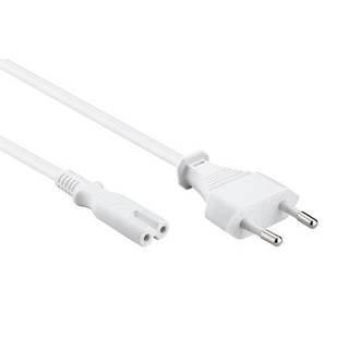 Eurostik strømkabel | hvid (CEE7/16 C7) | 50 cm | PRIS-MATCH