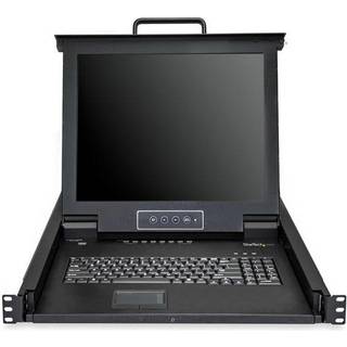 17" StarTech.com Rackmount KVM Console - 8 Ports with 17" LCD Monitor - KVM console - 17"