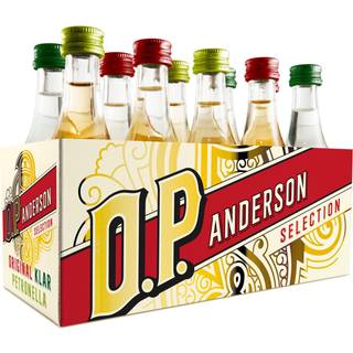 O. P. Anderson Mini Mix Aquavit 37% 10x5 cl. ØKO