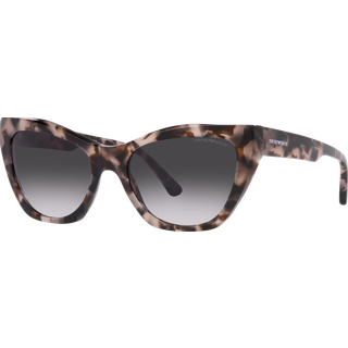Emporio Armani Kvinde EA4176 54108G Solbriller Acetat Rosa Grå Cat Eye Normal Skygge