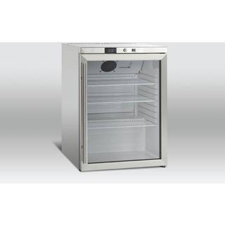 Scandomestic SK 145 GDE køleskab med glasdør