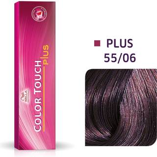 Wella Professionals Nuancer Color Touch Plus No. 55/06 Hellbraun Int. Natur-Violett 60 ml (1.317,00 kr / 1 l) - 60 ml