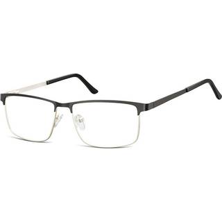 SmartBuy Collection Stet 910A 55 Briller Mænd Black - Black Silver - 55mm