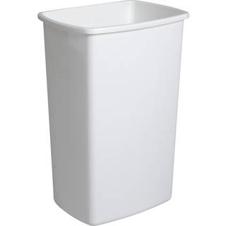 Affaldsspand i plast 40x30x58,5cm 50 liter hvid