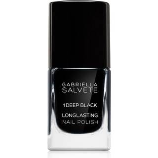 Gabriella Salvete Longlasting Enamel Langtidsholdbar neglelak med stor glanseffekt Skygge 01 Deep Black 11 ml - 11 ml