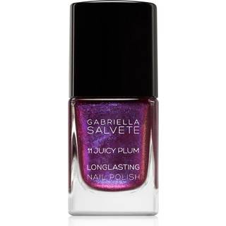 Gabriella Salvete Longlasting Enamel Langtidsholdbar neglelak med glitter Skygge 11 Juicy Plum 11 ml - 11 ml