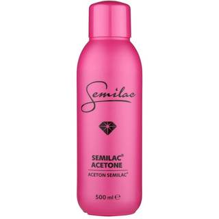 Semilac Liquids Ren acetone til at fjerne gele på neglene 500 ml - 500 ml