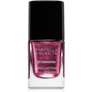 Gabriella Salvete Longlasting Enamel Langtidsholdbar neglelak med glitter Skygge 20 Sangria 11 ml - 11 ml