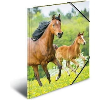 HERMA Elasticated folder A4 PP Horses