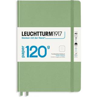 Leuchtturm Notebook A5 Dotted 120g Sage – Hardcover