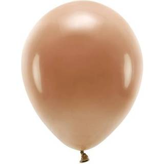 100 stk. Økologiske balloner chokoladebrun 12" – Biologisk nedbrydelig festpynt