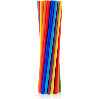 200 stk Papirsugerør shake - mix 8*250mm