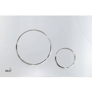 Alca M671 betjeningsplade i blank krom plast