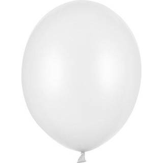 100 stk. Latexballoner hvid perle 12" - Professionel kvalitet til festdekoration