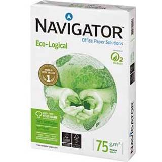 5 x Navigator Ecological A4 kopipapir 75g hvid 500ark
