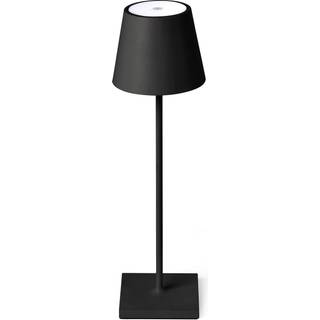 Toc LED-bordlampe med USB-oplader, IP54, sort