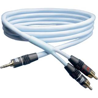 Supra High End Minijack til 2xPhono kabel - 1 m