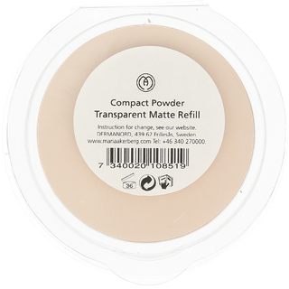 Maria Åkerberg Compact Powder Refill Sticker Transparent Matte