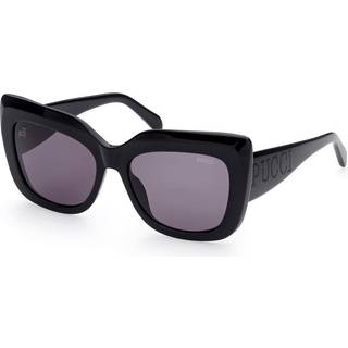 Pucci Emilio Pucci EP0166 01A 55 Solbriller Kvinder Black - Shiny Black - 55mm
