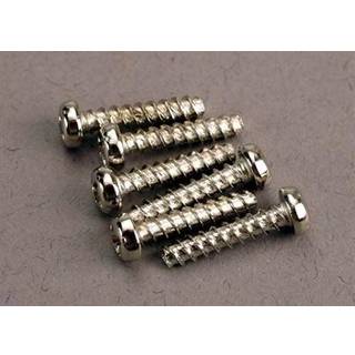 Traxxas 2677 Screws, 3x14mm roundhead self-tapping (6)