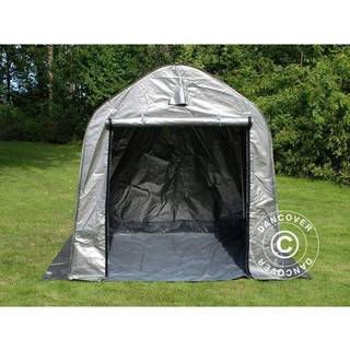 Opbevaringstelt Garagetelt PRO 2x2x2m PE, med underlag, Grå