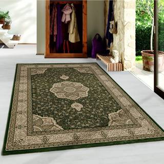 Kashmir tæppe - Grøn - 80X150 cm