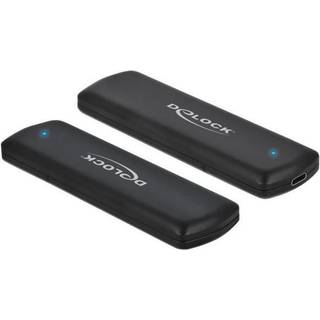 DELOCK Externes Gehäuse für M.2 NVMe PCIe SSD mit USB-Type C