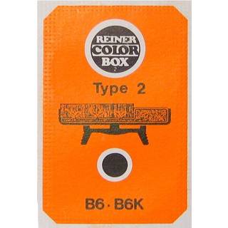 Reiner stempelpude B6K rød type 2