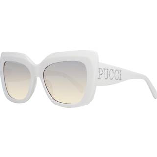 Emilio Pucci EP0166 25B 55 Solbriller Kvinder Hvid - Ivory White - 55mm