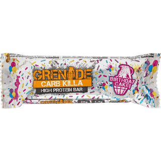 Proteinbar m. hvid chokolade og drys