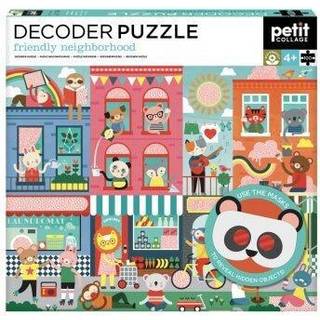 Petit Collage Decoder Puzzle Friendly Neighborhood - Puslespil