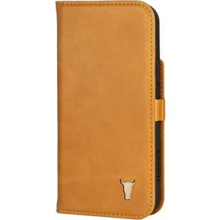 iPhone 12 / 12 Pro Leather Case (with Stand function) - Tan