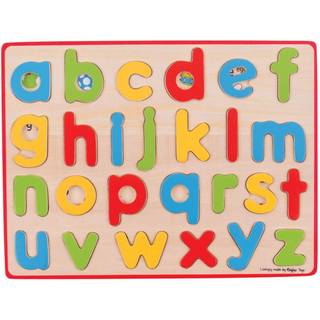 Bigjigs Wooden Puzzle Alphabet 26pcs. Wood