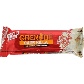 Proteinbar m. hvid chokolade og peanuts