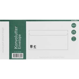 BNT Peel & Seal M65 kuvert 70g hvid 25stk