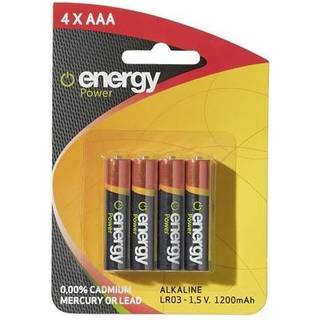 Energy Power 4xAAA Alkaline Batteri