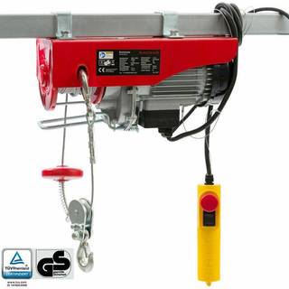 Arebos® elektrisk kabelspil - spil 200 kg - kapacitet 100-200 kg med kabelfjernbetjening