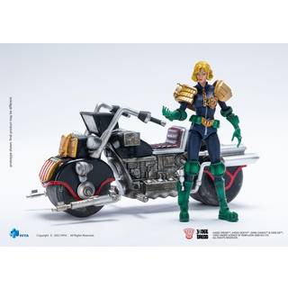Hiya Toys Dommer Dredd: Dommer Anderson & Lawmaster MK II PX 1:18 Uds?gt actionfigur S?t