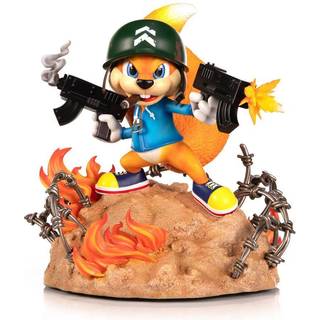 First 4 Figures - Conker's Bad Fur Day Resin Painted Statue: Soldier Conker (Standard Edition) - Figur