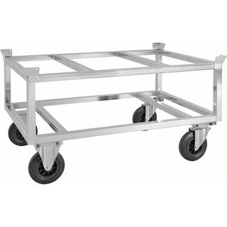 Kongamek Elektrogalvaniseret Pallevogn med palleholder