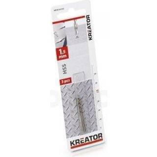 HSS metalbor 1,5 mm - 3 stk.