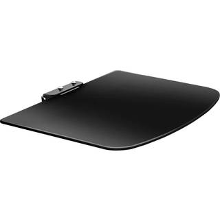 Barkan E85G+ A/V Glass Shelf - Black tempered glass