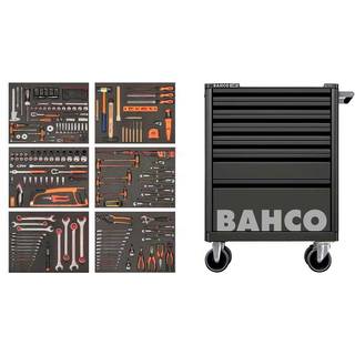 Bacho 26" LARGE Værktøjsvogn med 7 skuffer - 360 dele